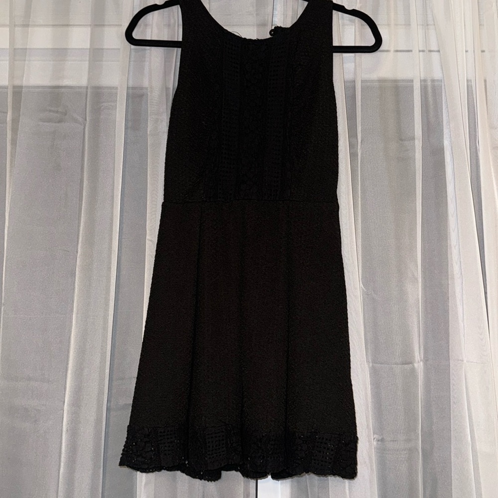Black lace dress